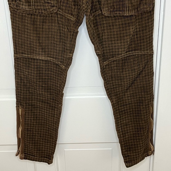 WE THE FREE PEOPLE Sz 24 THE LONDON CALLING SLOUCHY CORD PANTS SANDSTONE New - Picture 6 of 16